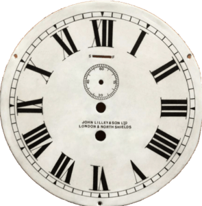 Clock dial restoration